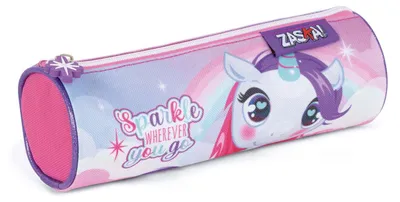 Produktbild von Zaska 21x7x7 Cm Unicorn Federmäppchen Rosa  Mann Rosa One Size