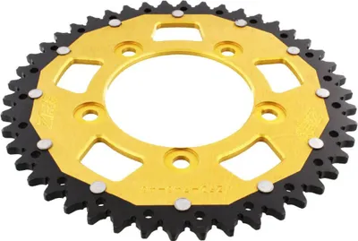 Image de Pignon ZF 46 dents 520 noir et or ZFD-746-46-GLD pour Ducati