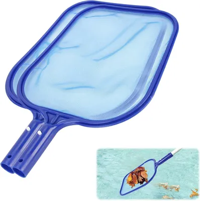Produktbild von Kescher Pool, 2 Pack Whirlpools Feinmaschig Rake Netz Für Teich, Algen & Bestway Pool,Algenkescher Nylon Netz (Stangen sind Nicht enthalten)