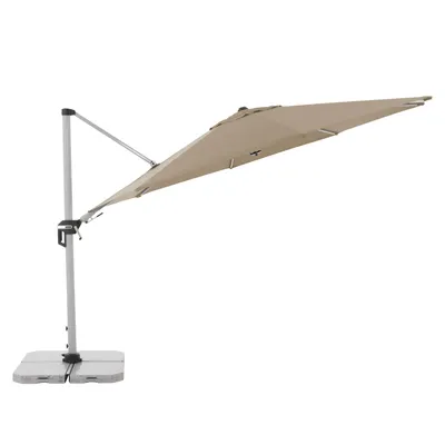 Produktbild von doppler "Doppler Sonnenschirm Ampelschirm Active Pendel 370cm rund greige 846"