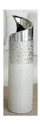 Produktbild von Gilde Vase "Grace"champagner-silber Länge 10,0 cm Breite 10,0 cm Höhe 30,0 cm 43296