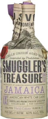 Produktbild von Smuggler's Treasure JAMAICA Single Origin Aged Rum 40% Vol. 0,7l