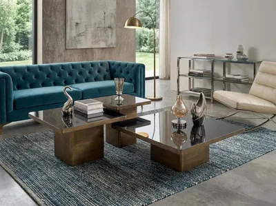 Produktbild von Set aus 3 eleganten Couchtischen im modernen Design