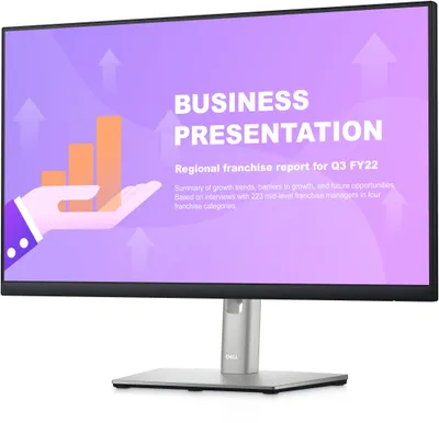 Produktbild von DELL P Series 60,96 cm (24") USB-C-Hub-Monitor – P2422HE, 60,5 cm (23.8"), 1920 x 1080 Pixel, Full HD, LCD, 8 ms, Schwarz