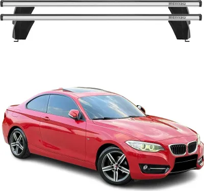Image de Menabo Barres de toit transversales pour BMW Série 2 F22 Coupé 2012-21 Gris