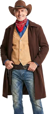 Produktbild von Cowboy Kostüm 4-teilig - Westernheld Cowboy Fasching Karnevalskostüm Herren Größe: 3XL