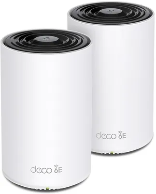 Produktbild von TP-Link AXE5400 Tri-Band Mesh Wi-Fi 6E System, 3er Pack, Weiß, Intern, 670 m², Tri-Band (2,4 GHz/5 GHz/6 GHz), Wi-Fi 6E (802.11ax), 802.11a, 802.11b, 802.11g, Wi-Fi 4 (802.11n), Wi-Fi 5 (802.11ac), Wi-Fi 6 (802.11ax), Wi-Fi 6E...