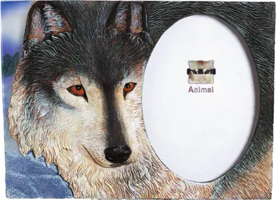 Produktbild von Bilderrahmen Wolf schaut Dir in die Augen