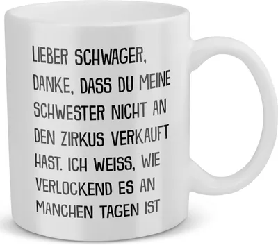 Produktbild von 22Feels Schwager Geschenk Hochzeit Männer Tasse Weihnachten Geburtstag Haferl Kaffeetasse Herrentag Geschenkidee