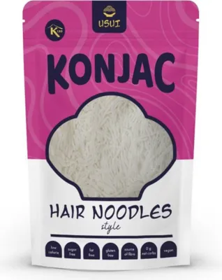 Zdjęcie produktu dla USUI Makaron konjac nitki bez węglowodanów | 270 g (5 kcal)