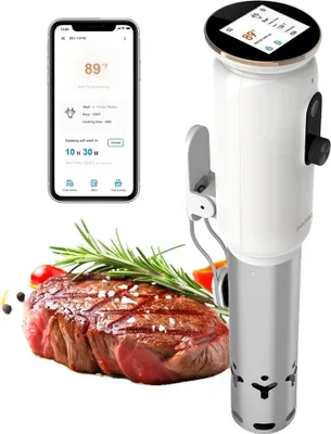 Obrázek produktu pro Sous Vide vařič, ovládání přes WiFi, 1000 W, přesné vaření, EU zásuvka
