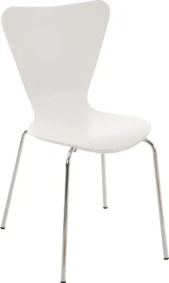 Produktbild von Stapelstuhl – Multifunktional – platzsparendes Design, perfekt für Veranstaltungen und Konferenzen. Farbe: Weiß
