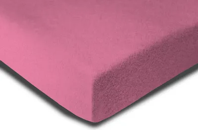 Produktbild von Winter Spannbettlaken 180x200 cm - 200x200 cm rosa Weich Warm Fleece Bettlaken