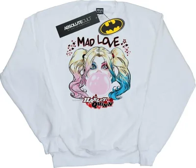 Produktbild von DC Comics - "Mad Love" Sweatshirt für Herren BI12307 (XL) (Weiß)