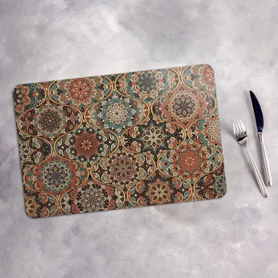 Produktbild von Tischset 6x45x30 cm Platzset Tischmatte Platzmatte Untersetzer - Portugiesische Mosaiken