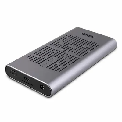Produktbild von LINDY USB 3.2 Dual M.2 NVMe SSD Gehäuse mit Clone-Funktion