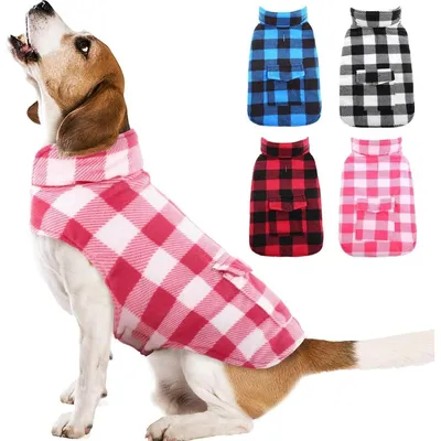 Image de Manteau pour chien, hiver, chaud, imperméable, réversible, couleur rose, taille M