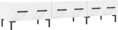 Obrázok produktu pre vidaXL TV skrinka biela 150x36x30 cm Drevo Materiál