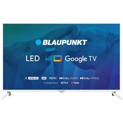 Obrázok produktu pre Blaupunkt 43UBG6010S, 109,2 cm (43"), 3840 x 2160 px, 4K Ultra HD, LED, DVB, DVB-C, DVB-S2, DVB-T, DVB-T2, Biela