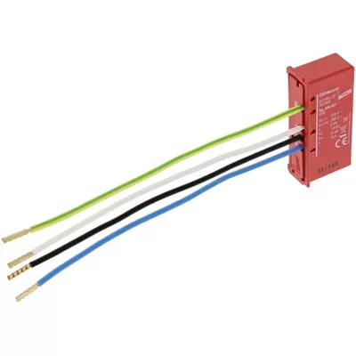 Zdjęcie produktu dla DEHN DEHNcord L 2P SN1860, 230 V, Czerwony, Termoplastyczny, IP20, 0,025 ms, 56 g