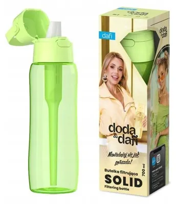 Produktbild von Dafi SOLID Filterflasche 700ml Pistazie Grün mit 1 Filter