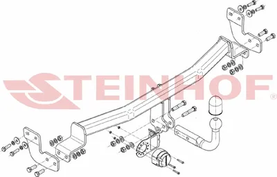 Produktbild von Z546171 Anhängerkupplung passend für CITROEN C2 10/2005-2010 starr