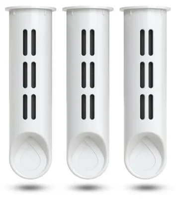 Produktbild von SET bestehend aus 3 Filtern für Dafi SOFT und SOLID Wasserfilter, weiß