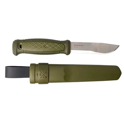 Produktbild von Morakniv Kansbol, Einzelbild, Jagdmesser, Absetzpunkt, Edelstahl, Thermoplastisches Elastomer (TPE), Grün
