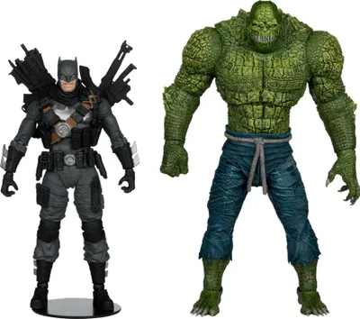 Zdjęcie produktu dla DC Multiverse McFarlane Collector Edition Actionfiguren 2er-Pack #03 Batman vs. Killer Croc 18 cm