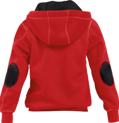 Productafbeelding van DASSY sweatshirt voor kinderen, model WATSON, rood/zwart, maat 158/164