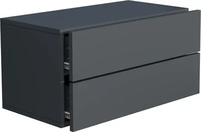 Immagine prodotto di Mobile notturno | Cassetto da parete | Pannello da parete | Comodino | Dimensioni ca. H. 30 x W. 60 x D. 32 cm - Usal L 60 cm