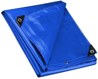 Productafbeelding van Weerbestendig Tuinzeil 5 x 4 m, Blauw, UV-bestendig