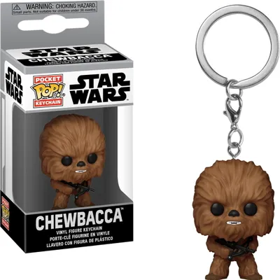 Produktbild von FUNKO POP! KEYCHAIN 53054, Schlüsselring, Braun, Vinyl, Star Wars, 76 mm, Box