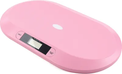 Produktbild von digital  Babywaage bis 20kg  Kinderwaage Tierwaage Stillwaage pink Säuglingswaage      für Kinder und Neugeborene mit Lineal + Handtuch