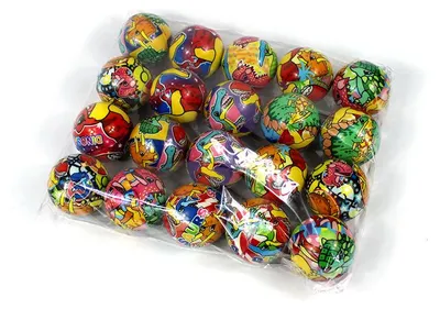 Produktbild von Anti-Stress Bälle 10er-Set Quetschball Emoji Mitgebsel Kinder – Olive