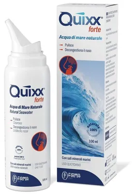 Produktbild von QUIXX FORTE: Nasenspray mit starker, hypertoner Meerwasserlösung, 100 ml
