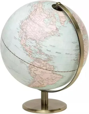 Zdjęcie produktu dla Globus podświetlany - Vintage Globe Light 25cm