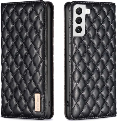 Obrázek produktu pro Kožené pouzdro na Samsung Galaxy S23, Elegantní Flip Kožené Pouzdro s Kapsami na Karty a Stojánkem černé
