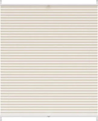 Image de vidaXL Store plissé 100x125cm Crème