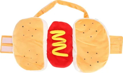 Immagine prodotto di Abito hot dog in cotone giallo per animali domestici, abbigliamento per hamburger, abbigliamento caldo, accessori per cani, giallo, L