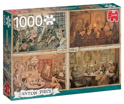 Produktbild von Jumbo Premium Collection - Anton Pieck, Living Room Entertainment - 1000 Teile