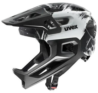 Zdjęcie produktu dla Uvex Kask rowerowy fullface czarny-biały 52-56 cm