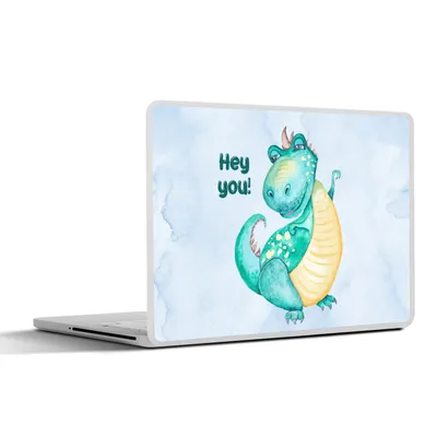 Produktbild von MuchoWow® Laptop Aufkleber Sticker Cover Dinosaurier - Kinderzimmer - Zitat - Jungen - Mädchen - Kind 40x30 cm - Laptop Dekoration - Selbstklebend