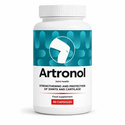 Produktbild von Artronol Nahrungsergänzungsmittel – 60 Kapseln – Rinder-Kollagenpeptide, Methylsulfonylmethan (MSM) und Natriumhyaluronat – Für Erwachsene.