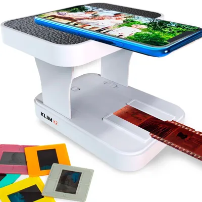 Zdjęcie produktu dla Skaner do slajdów i negatywów mobilny - skaner do filmów 35 mm - Negatywy i pozytywy - Z aplikacją