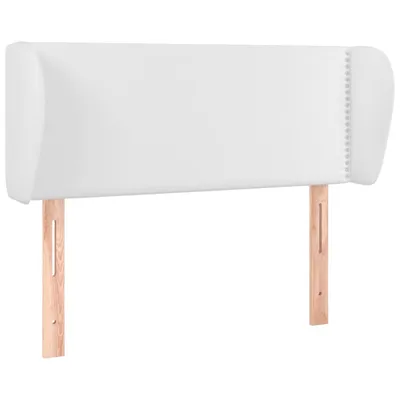 Produktbild von vidaXL Kopfteil mit Ohren Weiß 103x23x78/88 cm Kunstleder