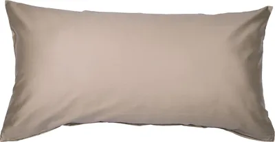 Produktbild von Traumschloss Mako-Satin Kissenbezug 40 x 60 cm taupe 100% Mako-Baumwolle, mit Reißverschluss
