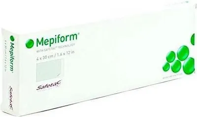 Produktbild von Mepiform Narbenreduzierer, Silikongel-Blätter, 4 x 30 cm, 5 Stück