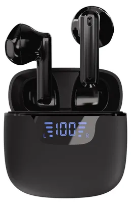 Produktbild von Bluetooth® Union Pair TWS Digital-Display Headset schwarz (63991) In-Ear Kopfhörer