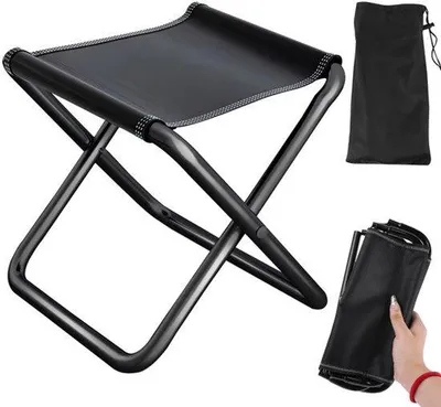 Productafbeelding van Camping kruk campingkruk voetenkruk outdoor opvouwbare kruk